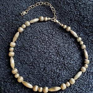 Carolyn Pollack Sterling 16 1/4" Textured Bead Necklace